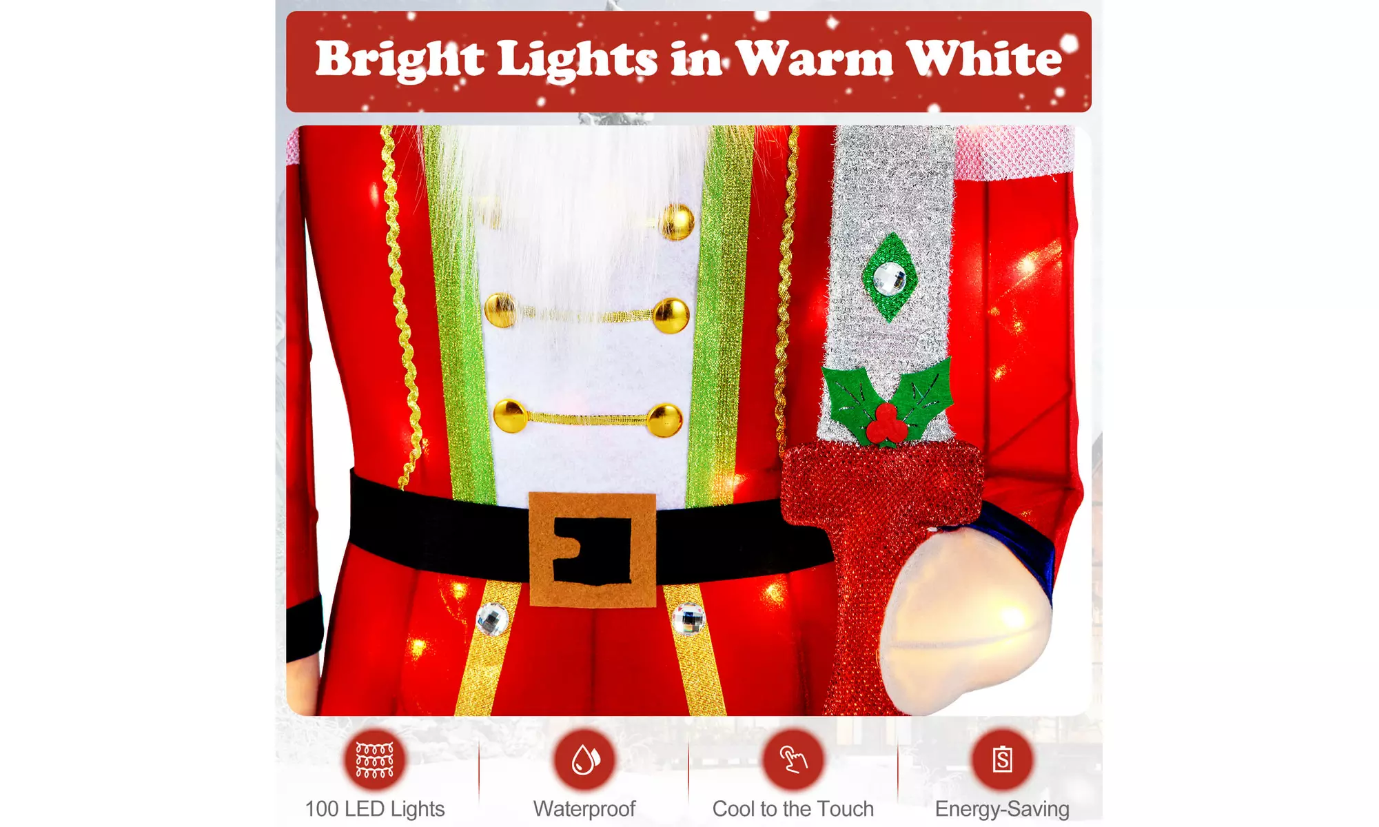 Costway Lighted Christmas-Themed Decor