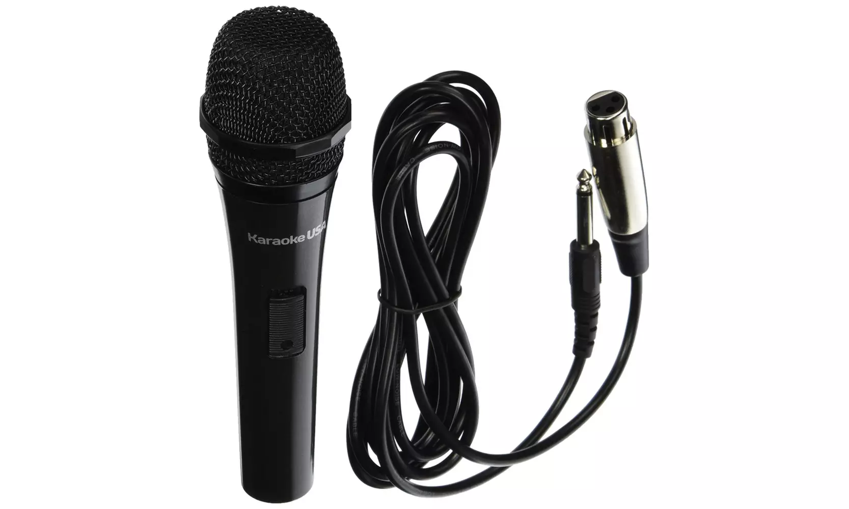 Karaoke USA M189 Professional Dynamic Karaoke Microphone in Black - Primary Image