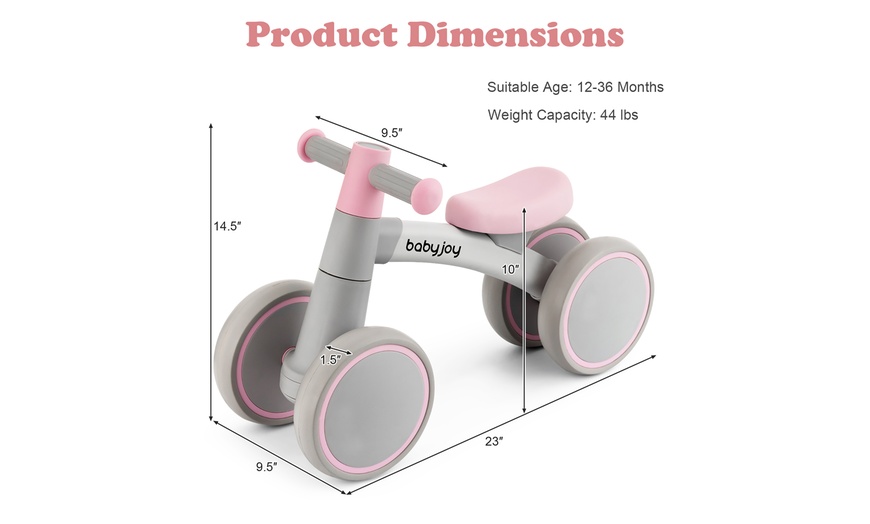 xjd baby balance bike