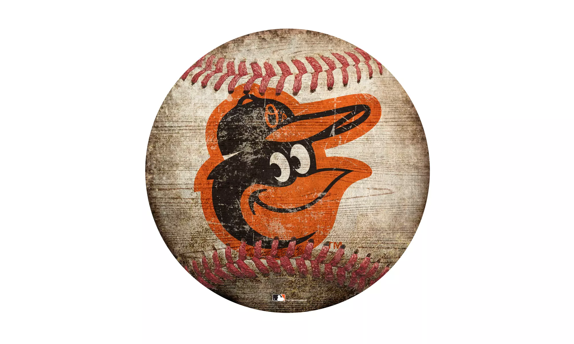 Fan Creations MLB 12 inch Baseball Shaped Sign - Primary Image