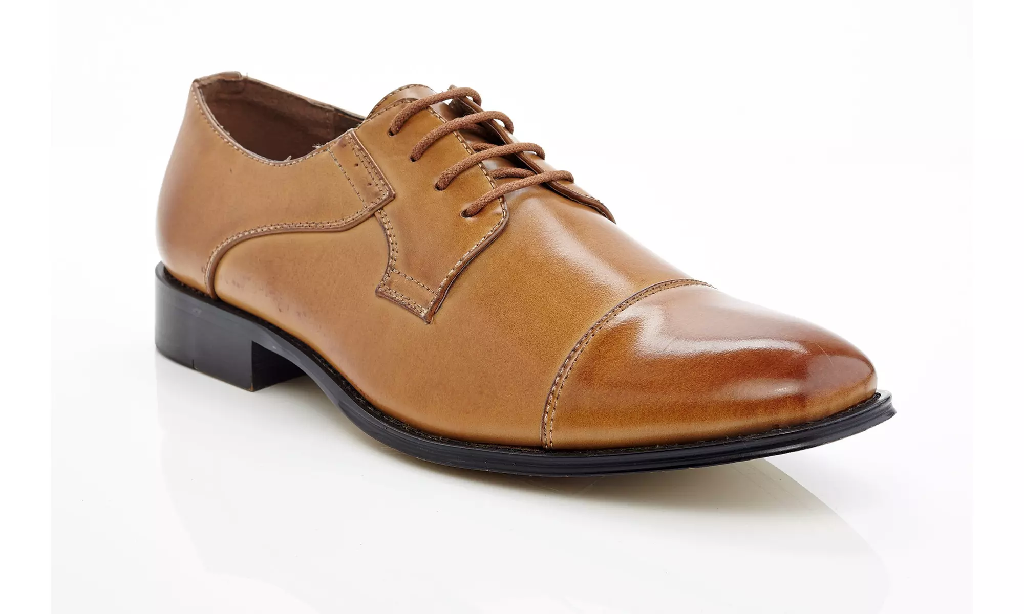 Adolfo Men's Cap-Toe Lace-Up Dress Shoes Multiple Styles