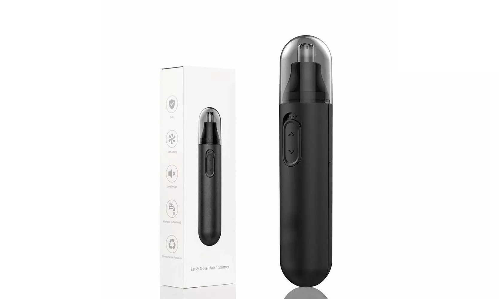 Nose and Ear Hair Trimmer, Professional Painless Nose Hair Remover - Primary Image