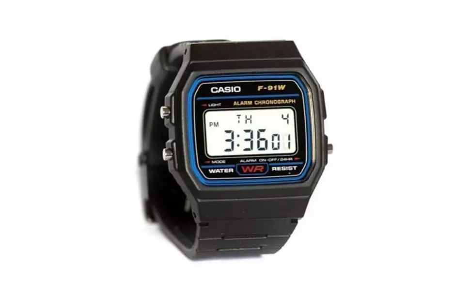 Casio Men's Classic Black Digital Resin Strap Watch - Primary Image