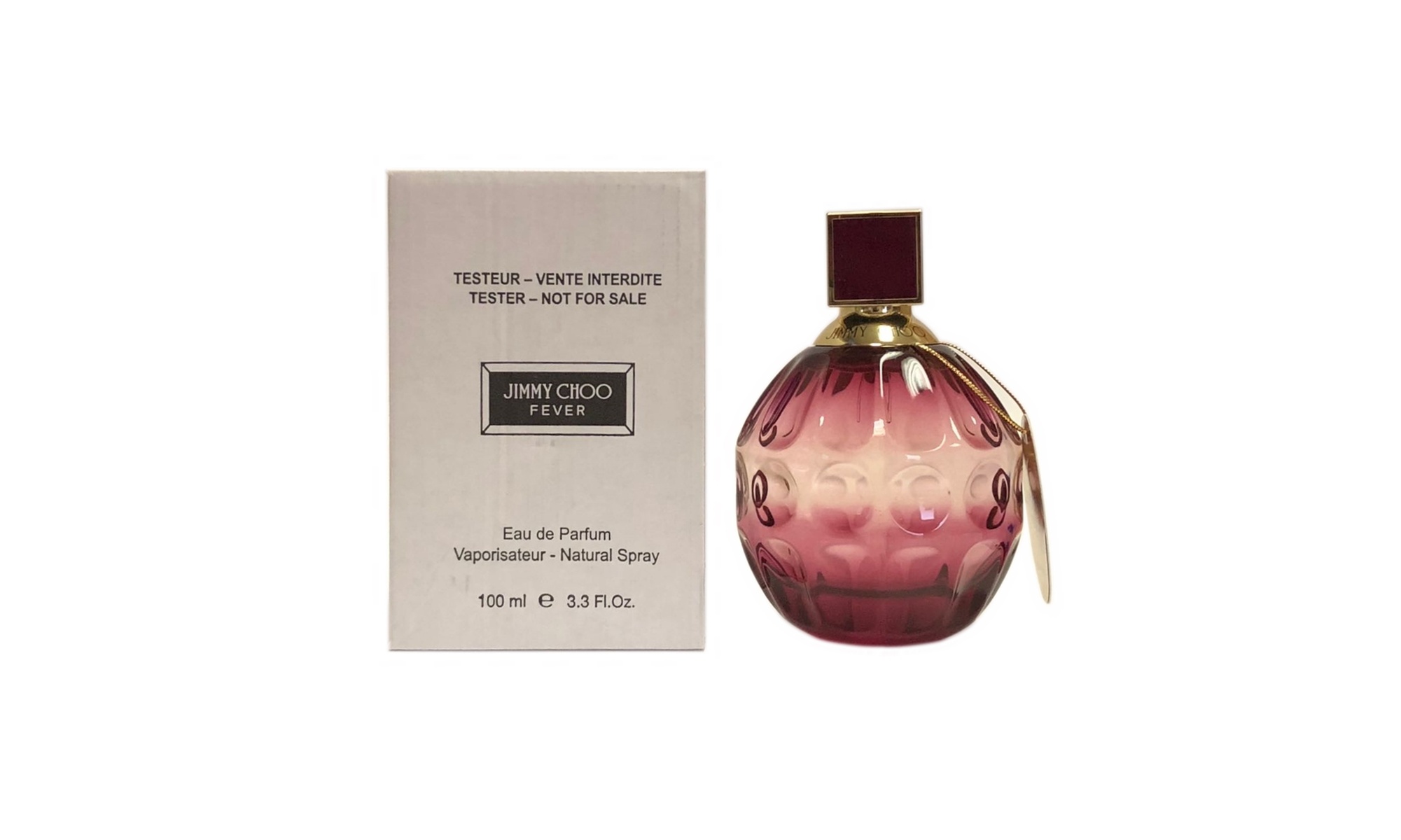 Jimmy Choo Fever 3.3 oz / 100 ml Eau De Parfum Women's Tester Box