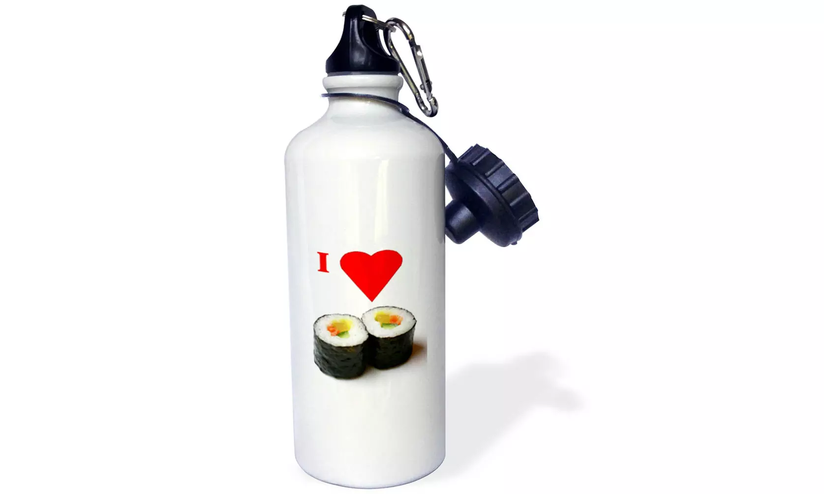  Water Bottle - I love Sushi - 21oz  - Second Medium