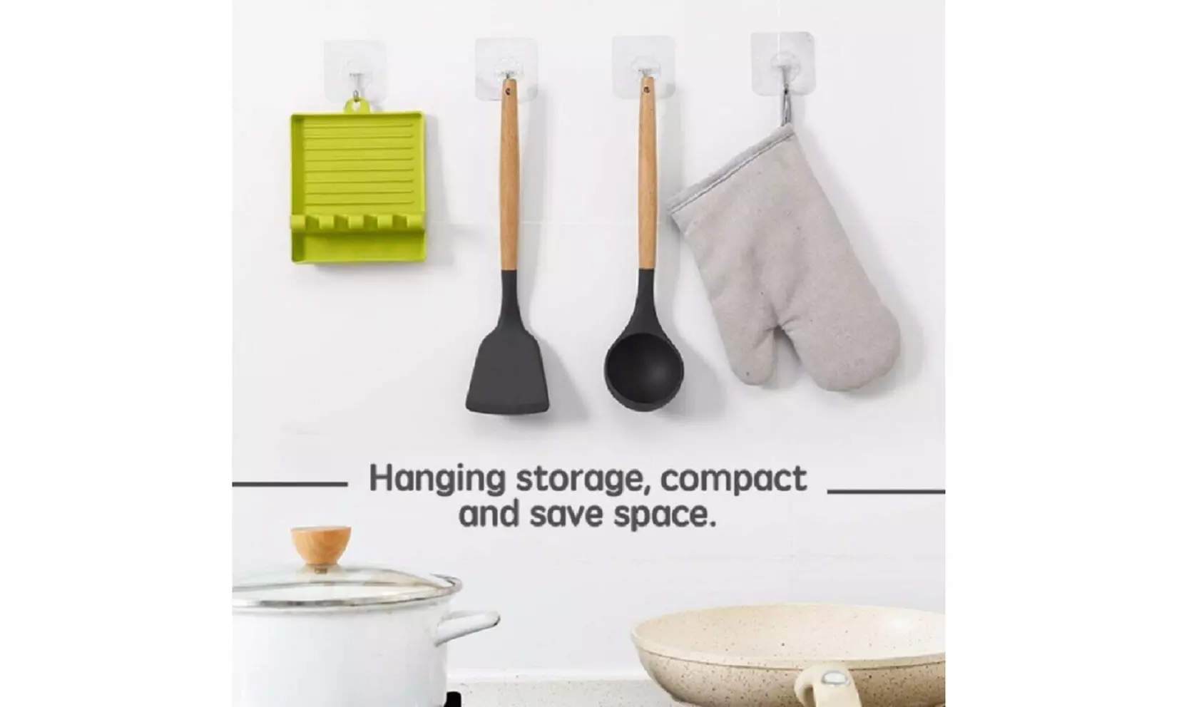 1 Pack Kitchen Heat Resistant pp Spoon Rest Cooking Utensil Spatula Holder Tool