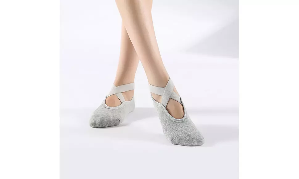 Non Slip Socks with Grips for Women Yoga Ballet Pilates Barre Dance