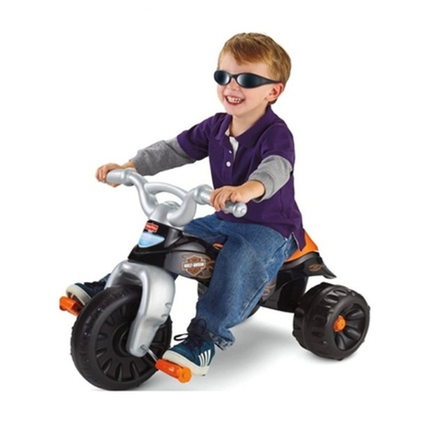 Fisher-Price Harley-Davidson Toddler Tricycle Tough Trike Bike With ...