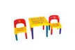 Costway Letter Kids Table&Chairs Play Set Toddler Child Toy Home Furniture - Second Medium