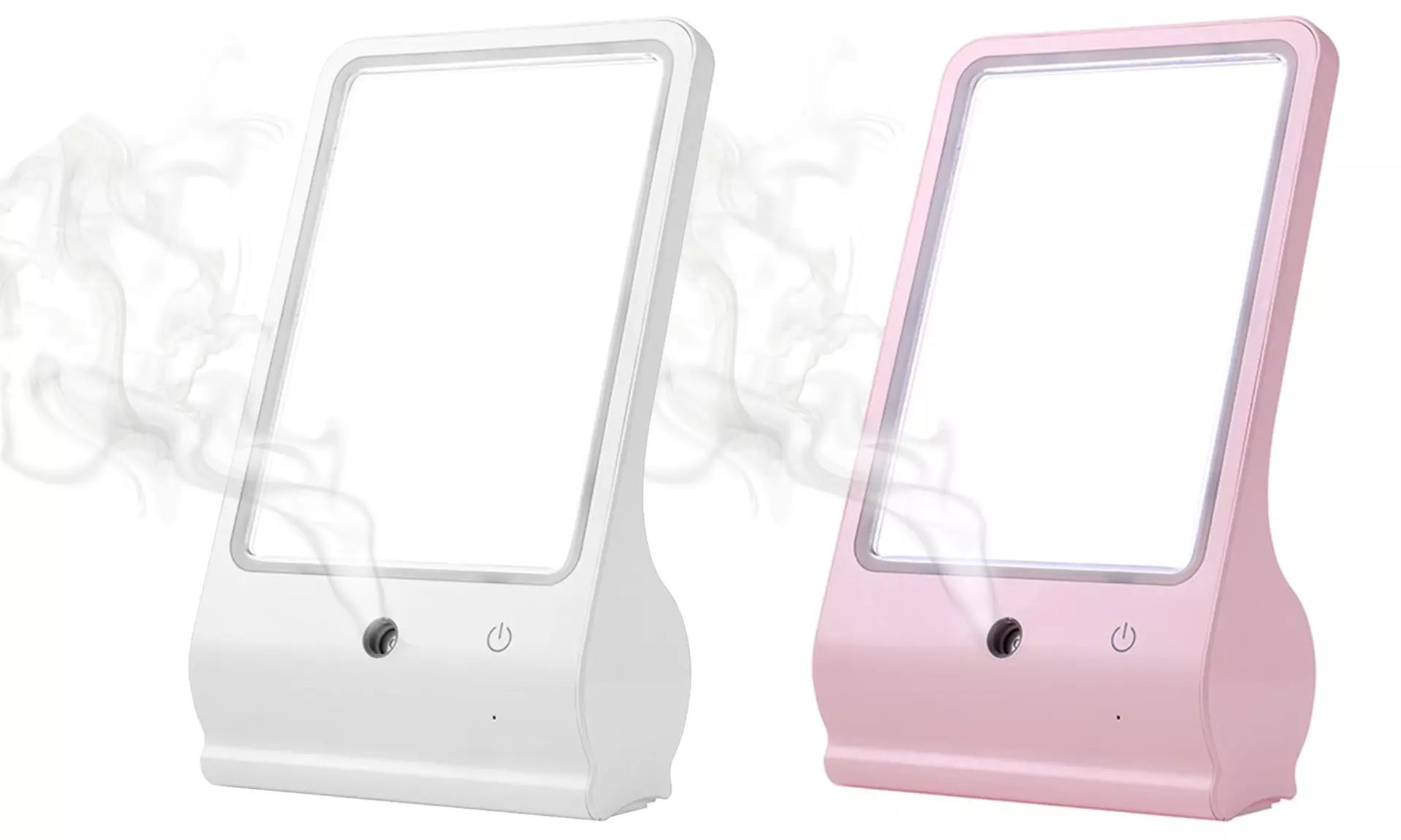 LED Lighted Makeup Vanity Mirror with Built in Facial Steamer - Primary Image