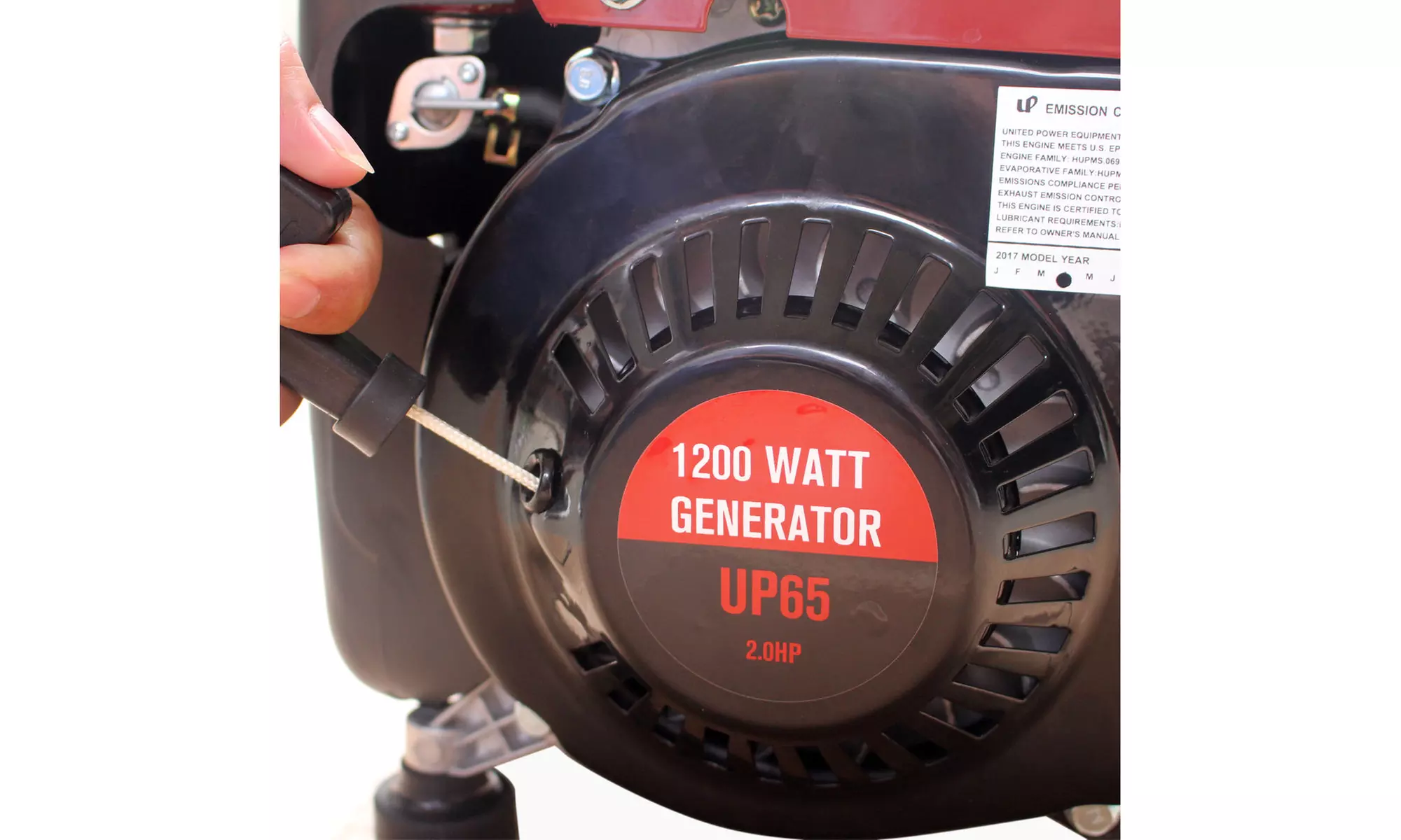 Goplus 1200W Gasoline Generator 2 Stroke 63cc Single Cylinder Gas Portable EPA - Second Medium