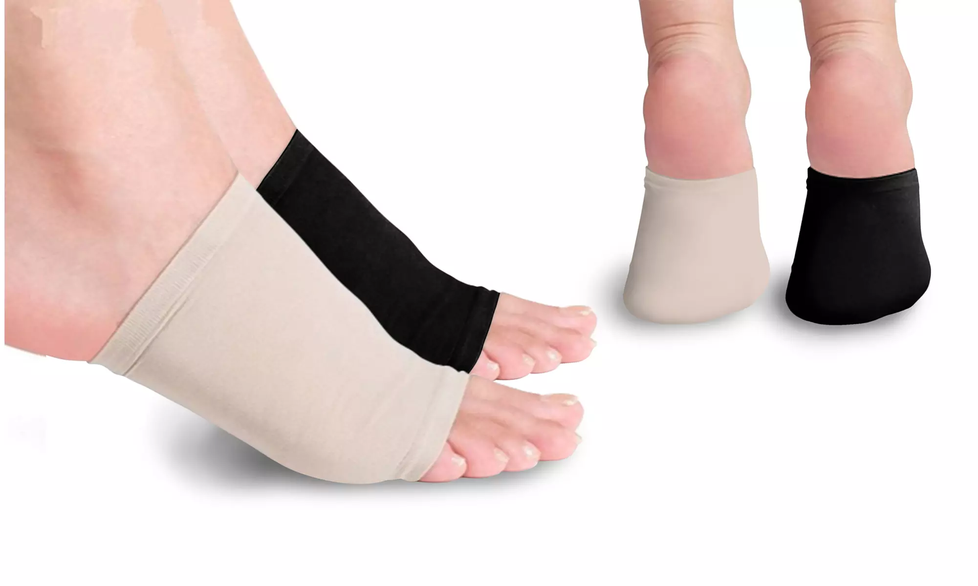 Gel-Infused Arch-Support Foot Sleeves - Primary Image
