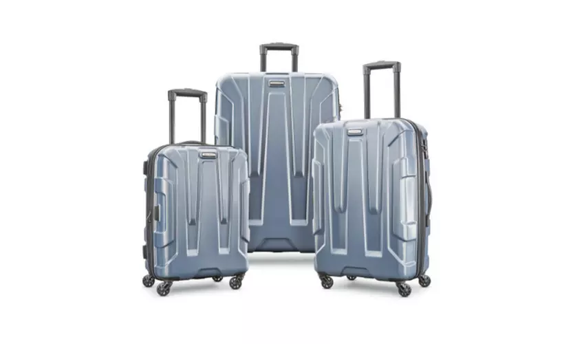 Samsonite Centric 3-Piece Nested Luggage Set (Blue Slate, 20, 24, 28 Inch) - Primary Image
