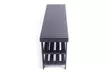 90cm Strip Pattern 3 Tiers Bamboo Stool Shoe Rack - Second Medium