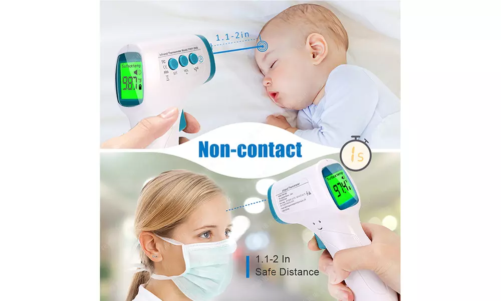 Non-contact Forehead Thermometer Digital Infrared IR Body Thermometer - Second Medium