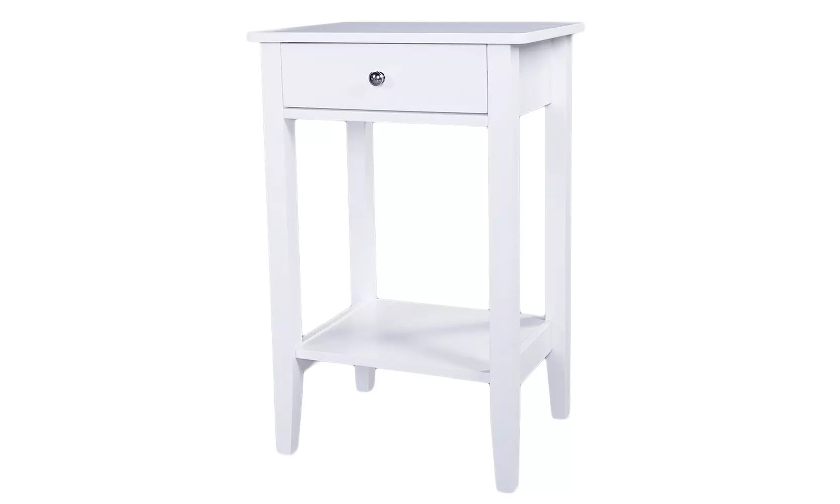 Bedroom Furniture Two-layer Bedside Coffee Table Nightstand Drawer Side Table - Primary Image