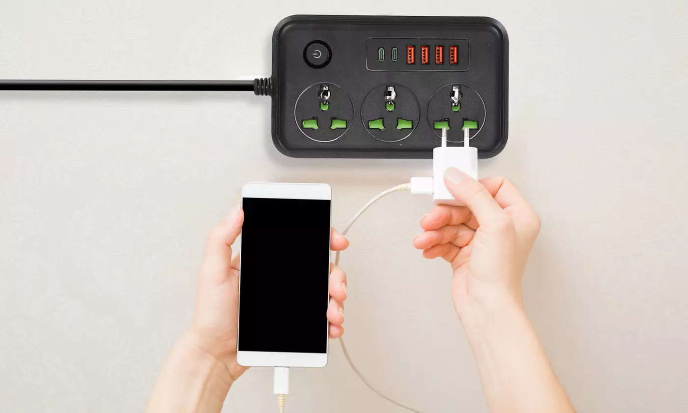 iMounTEK 2500W Power Strip with AC Outlets and USB A/C Ports (Multi-Options)