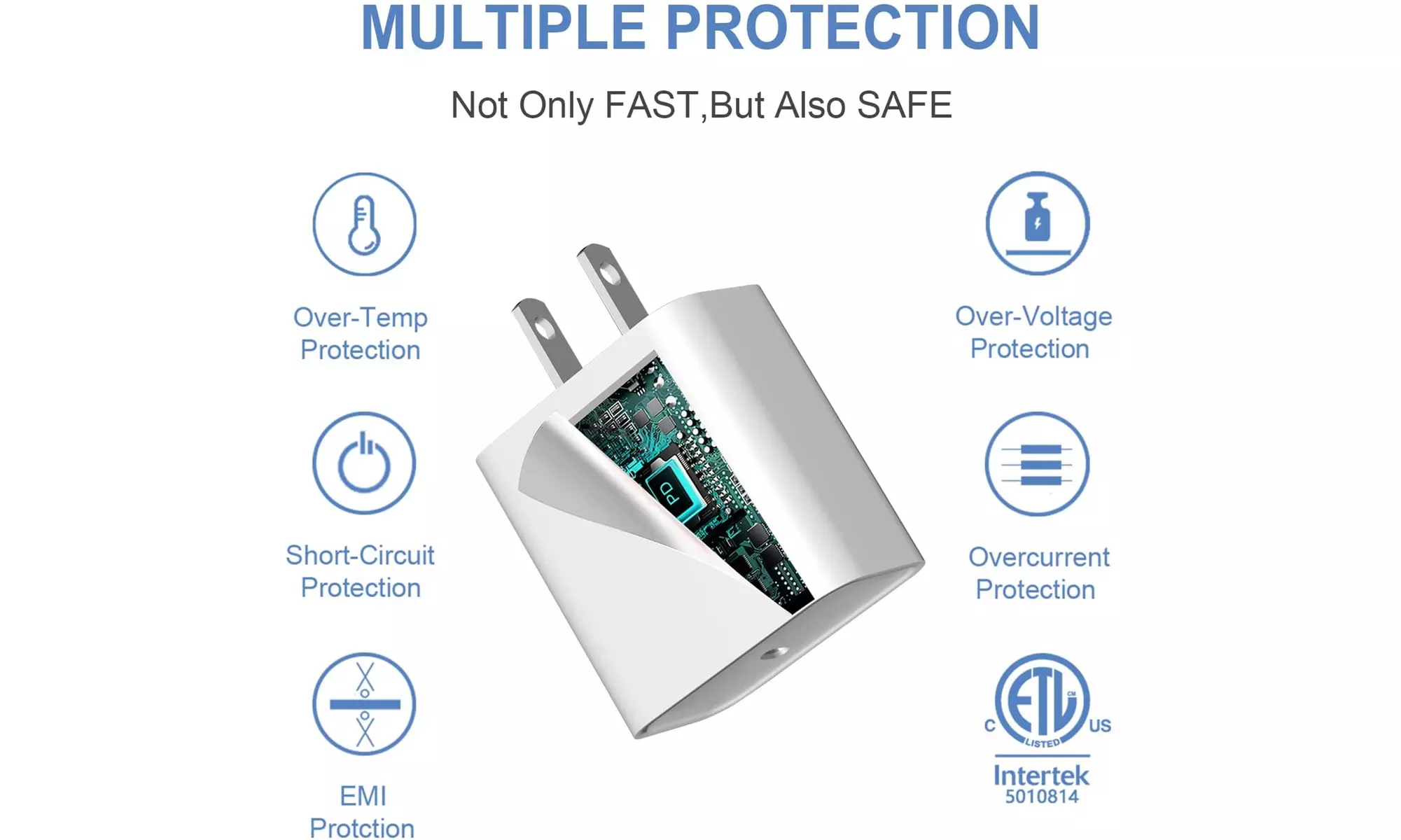 USB C Wall Charger iPhone Charger Block Wall Charger Power Adapter - Second Medium
