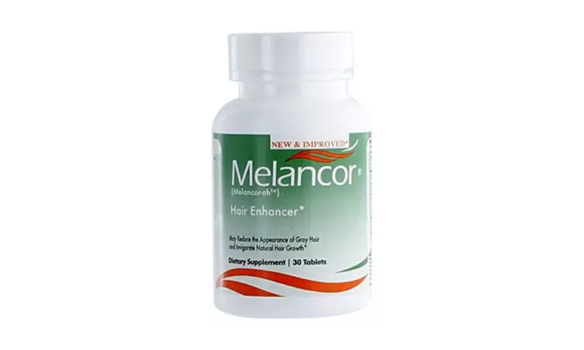 Melancor Hair Vitamin Stop Gray Hair, Reduce Premature white Hair for men women - Primary Image