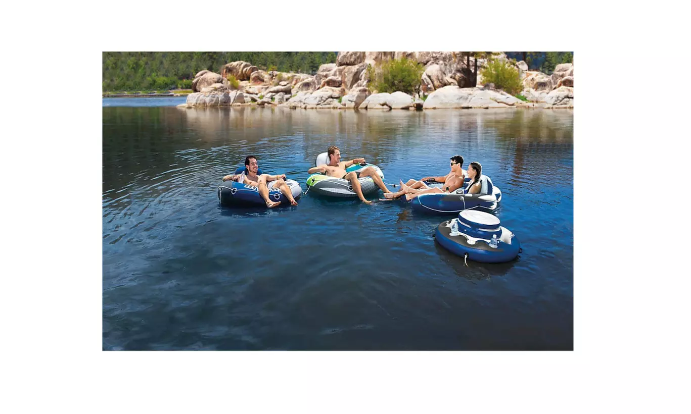 Intex River Run I Sport Lounge Inflatable Water Float 53" Diameter - Second Medium
