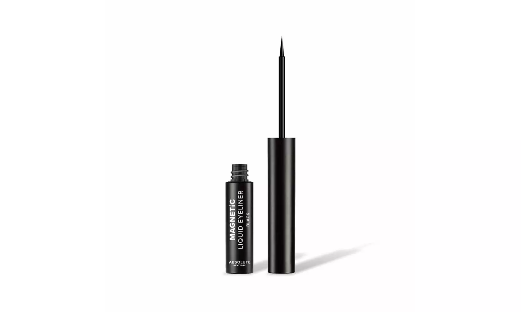Absolute New York Magnetic Quick Drying, Smudge Proof Liquid Eyeliner, BLACK - Second Medium