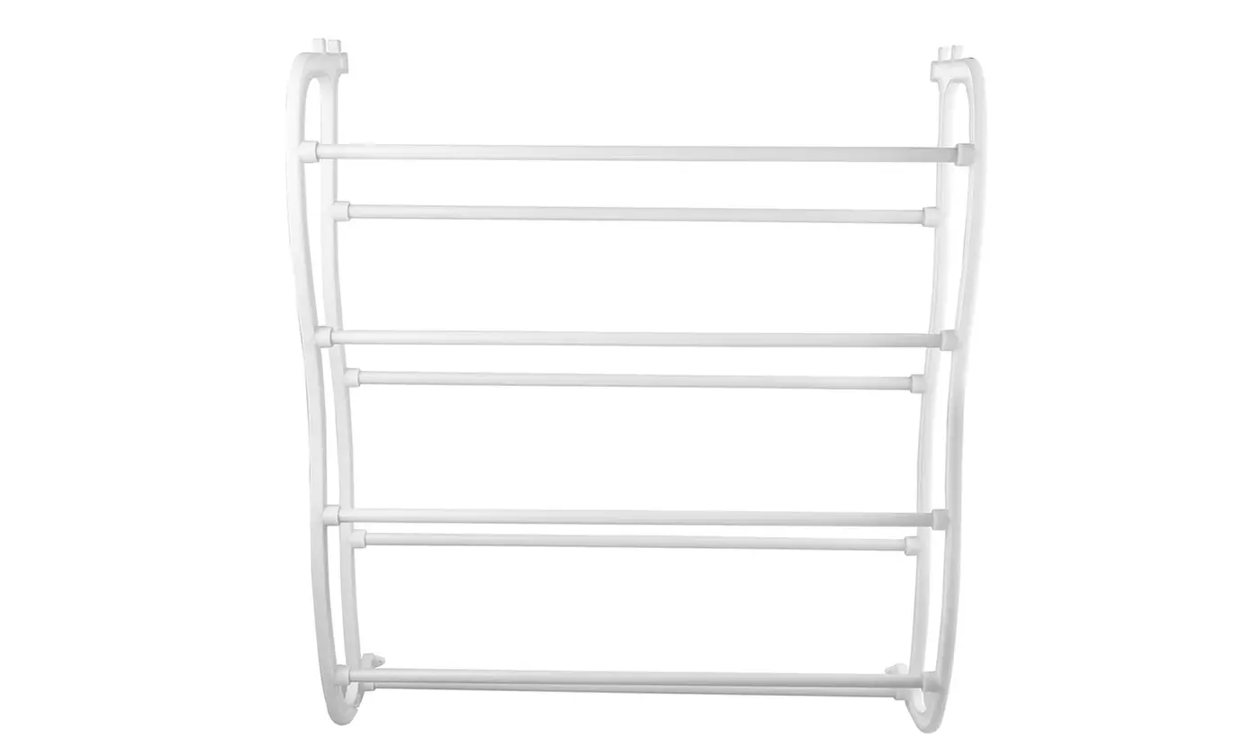 iMounTEK 12-Tier 36 Pair Over-The-Door Wall Hanging Shoe Rack Organizer