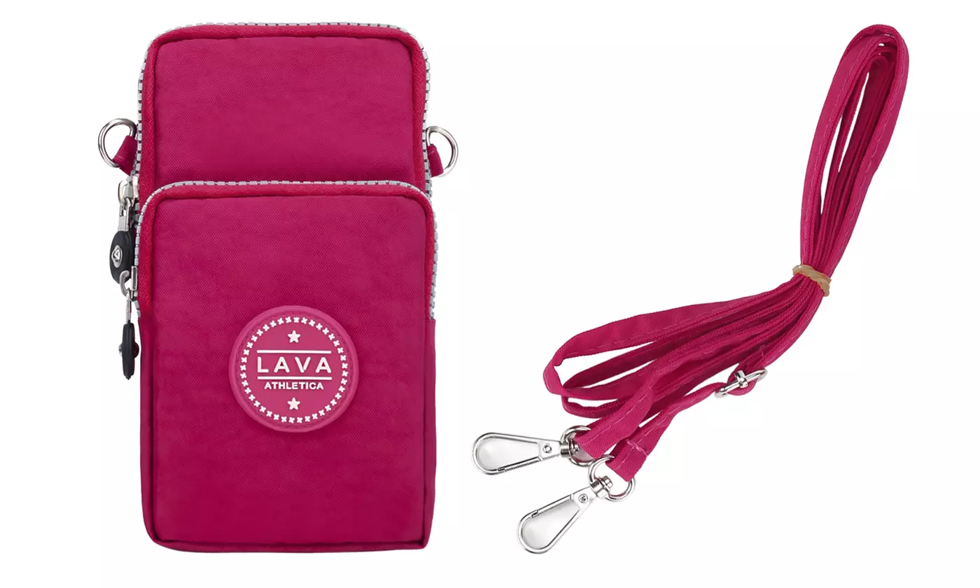 Crossbody Cell Phone Purse Wallet Sling Bag Shoulder Strap Sports Armband Bag