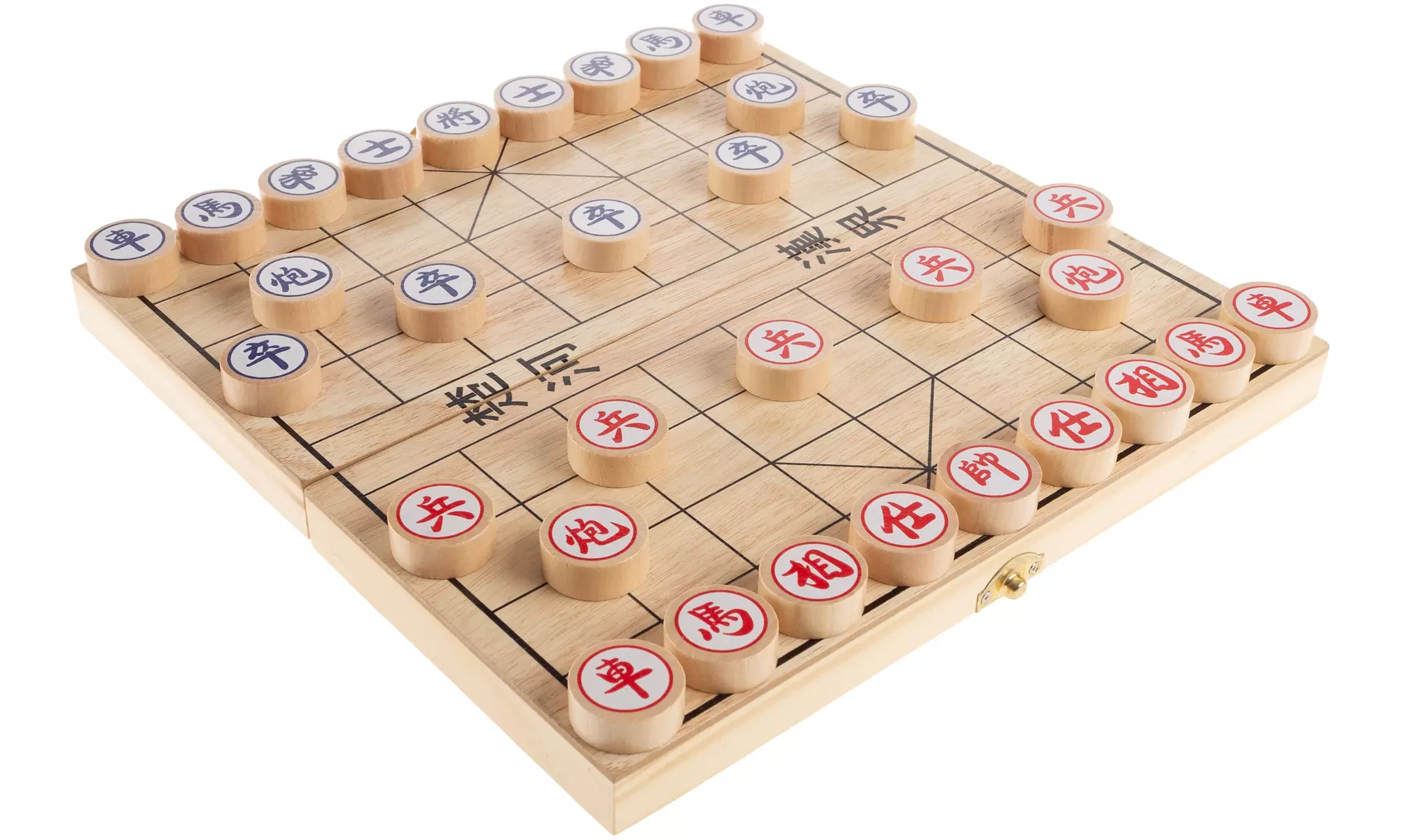Hey! Play! Folding Wooden Chinese Chess Board Game - Second Medium