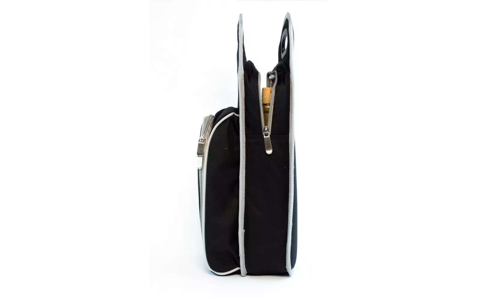 Wine Carrier Tote Bag - Insulated Wine Bottle Holder or Wine Case Picnic Set