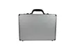 World Traveler Fasano Aluminum Silver 4-inch-wide Attache Briefcase - Second Medium