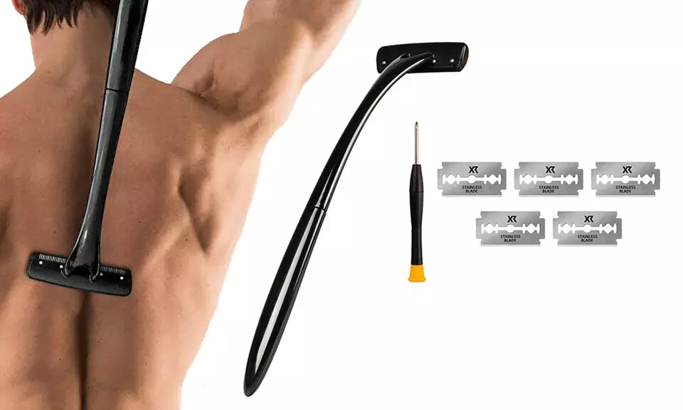 Wet or Dry Hair Removal Back Shaver For Men - Primary Image