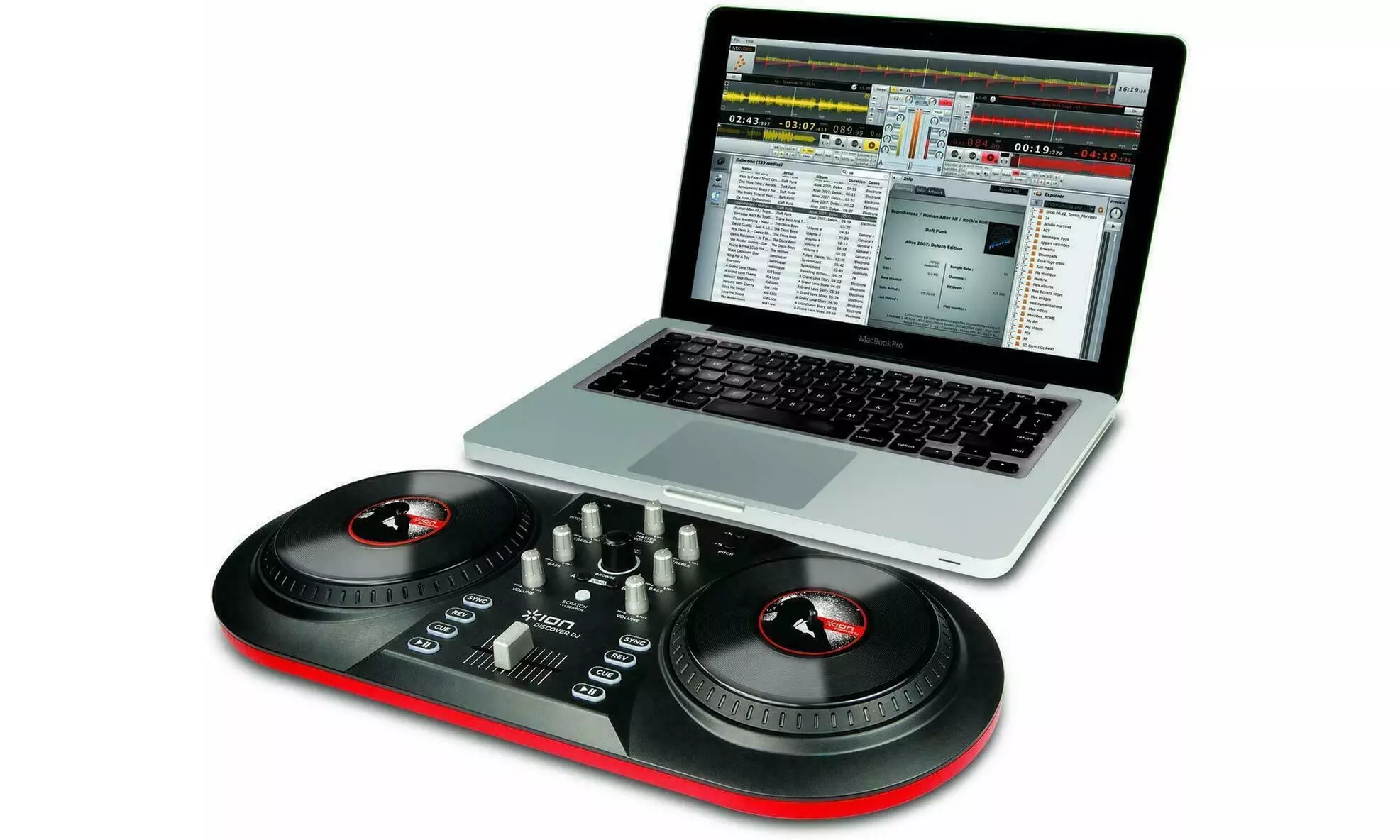 ION Discover DJ USB DJ controller for Mac and PC - Primary Image