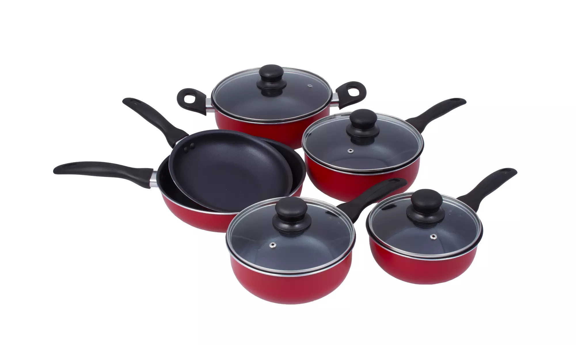 Thermal Conducting Aluminum Non-Stick Cookware Set  (3 pc, 8pc or 10pc)