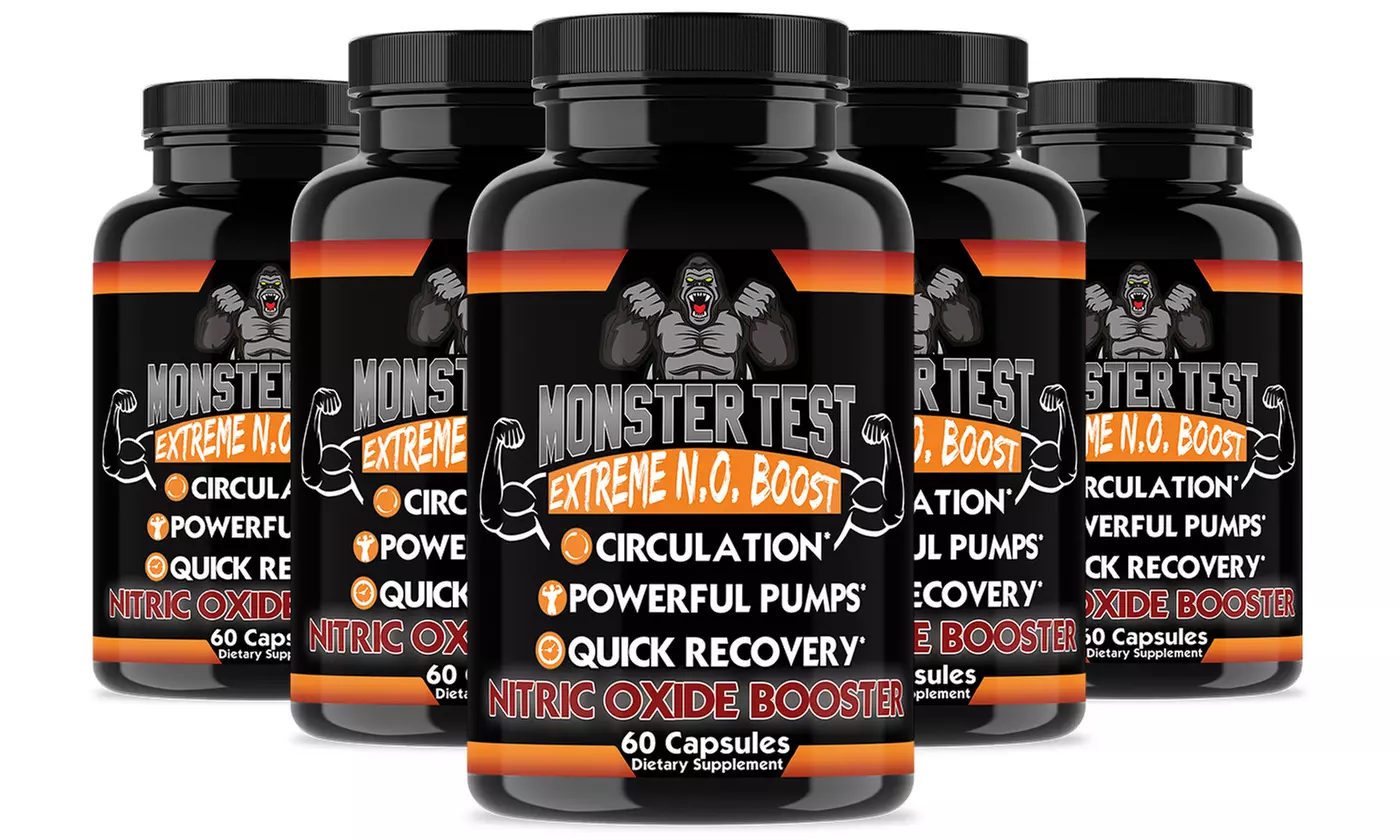 Monster Nitric Oxide Booster, Extreme N.O. Boost, Circulation and Recovery
