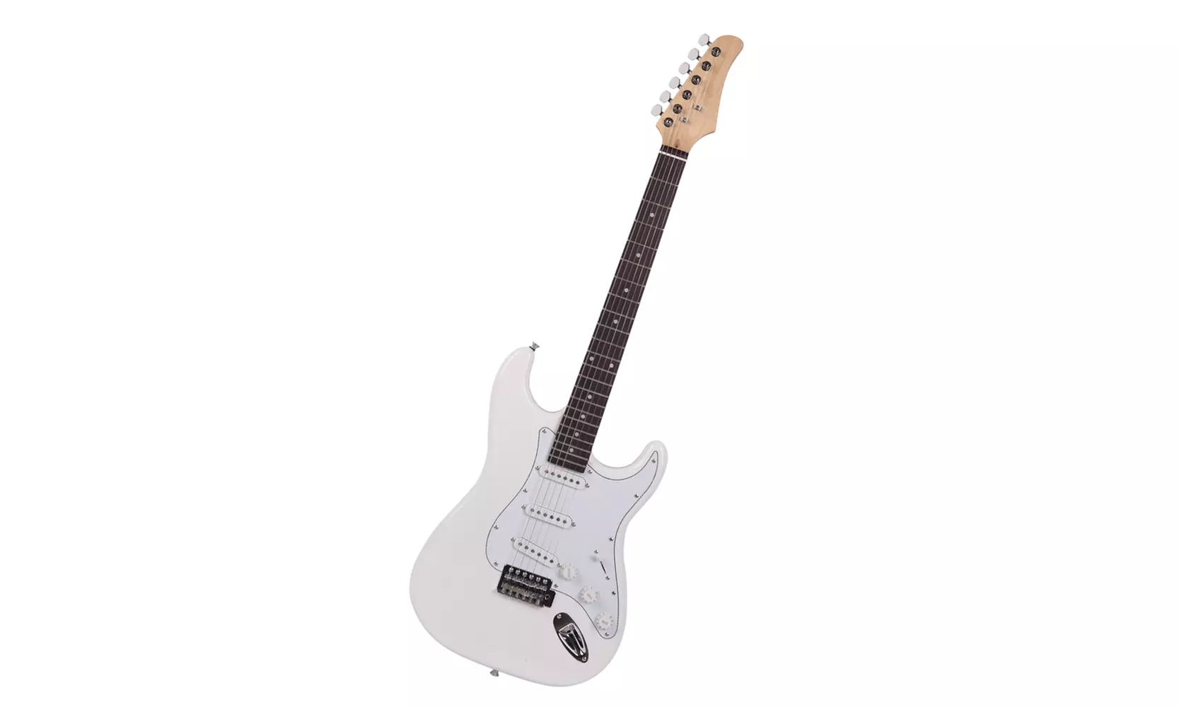 Rosewood Fingerboard Electric Guitar White - Primary Image