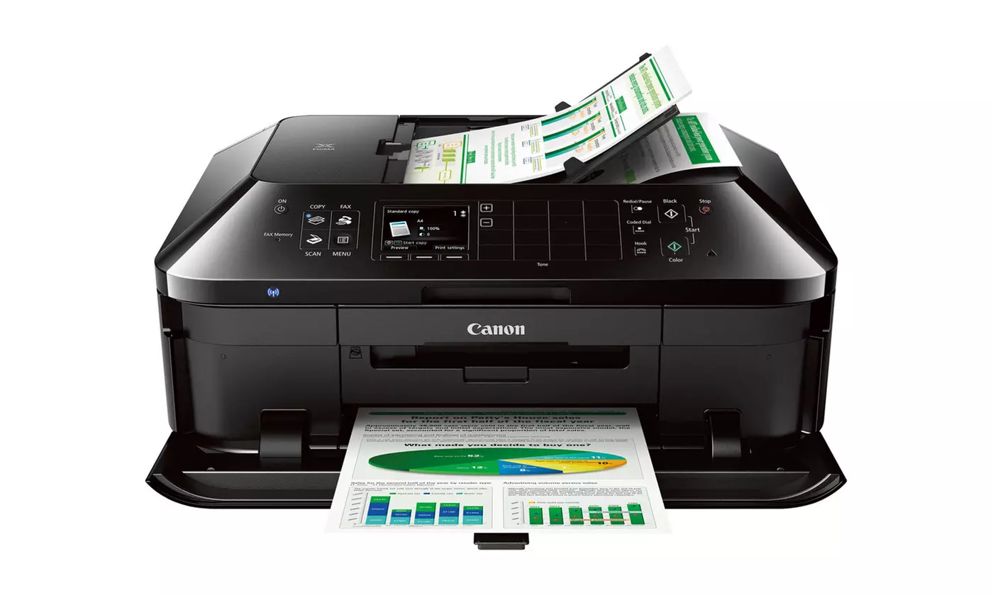  New Open Box Canon PIXMA MX922 Wireless Color All-in-One Printer - Primary Image