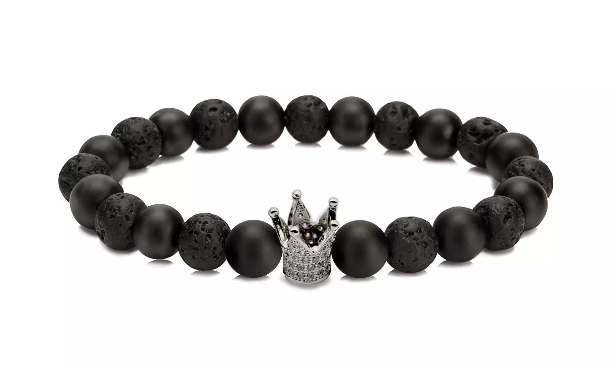 Men's Natural Crown Chakra Bracelet by Akor - Primary Image