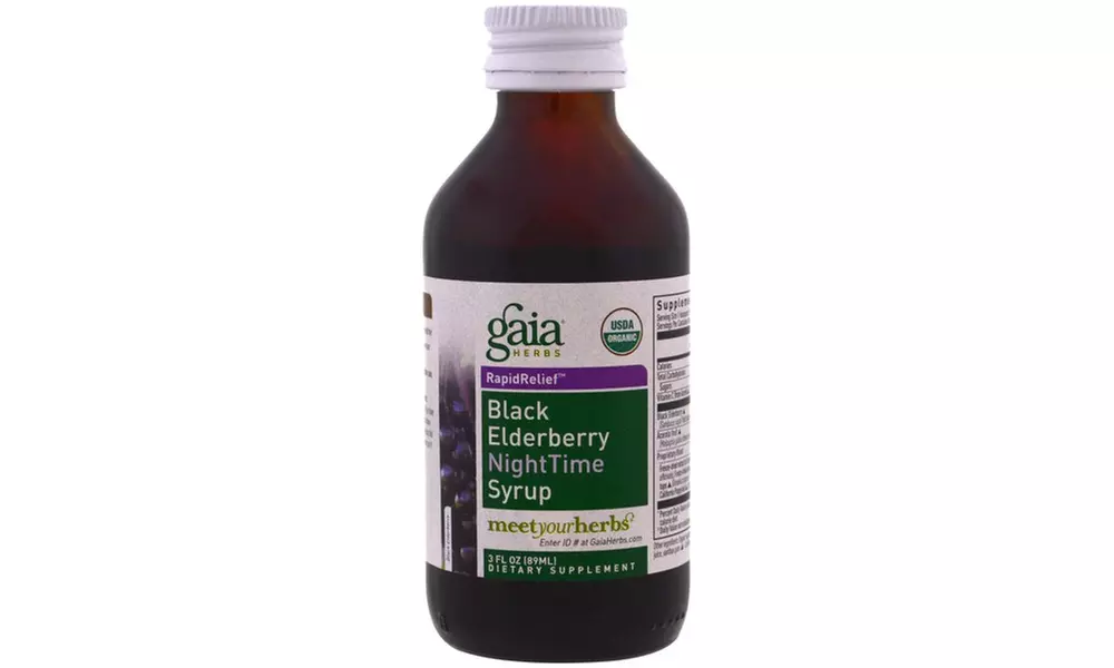 Black Elderberry NightTime Syrup - Primary Image