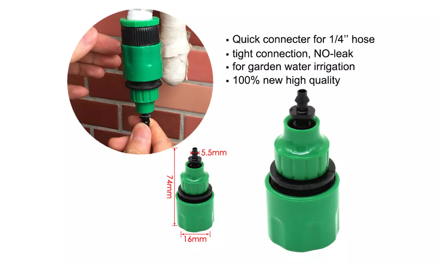 Water Misting Cooling Sprinkler Micro Drip Irrigation System for Patio Garden