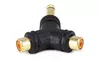 Monoprice 1/4in 6.35mm TS Mono Plug to 2x RCA Jack Adapter Gold Plated Y type