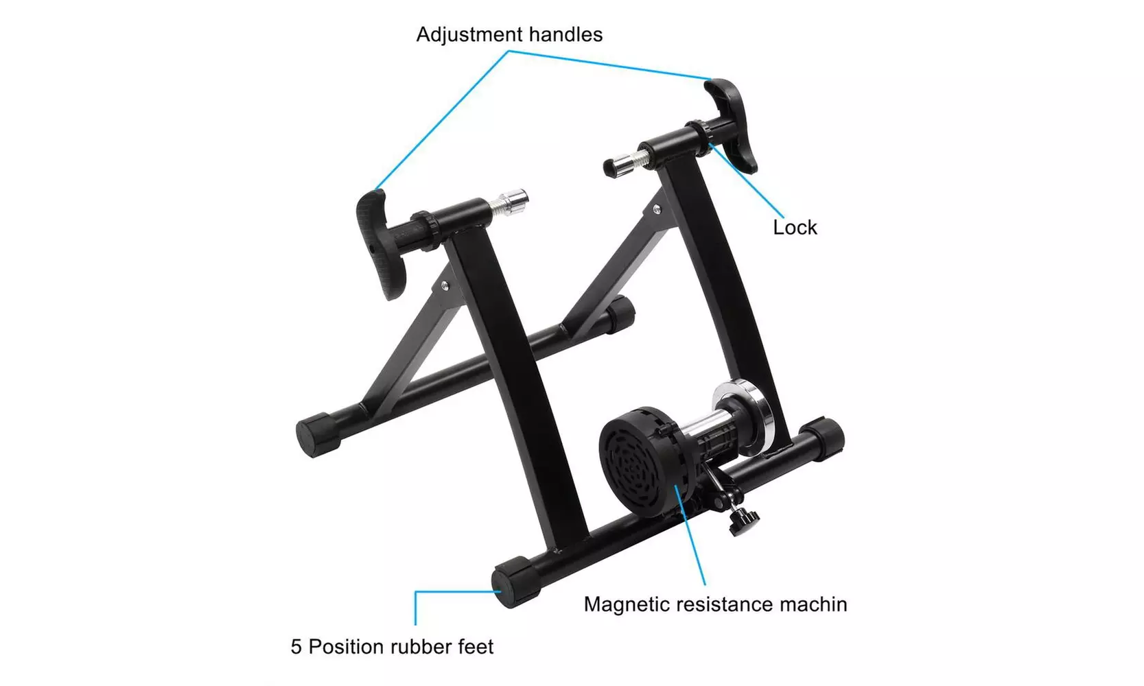 Bike Trainer Stationary Bike Cycle Stand Indoor Exercise Training Sporting - Second Medium