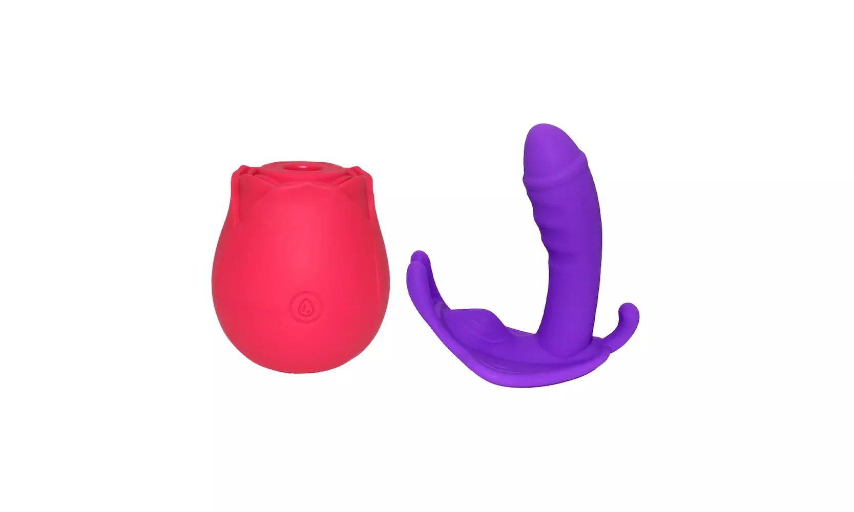 Wireless Waterproof Panty Vibrator & Rose Suction Vibrator Bundle