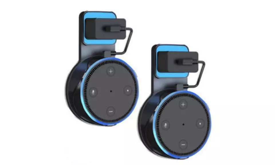 5 Pack Echo Dot Wall Mount Stand Holder Stand For Amazon Alexa Echo Dot 2nd Gen - Primary Image