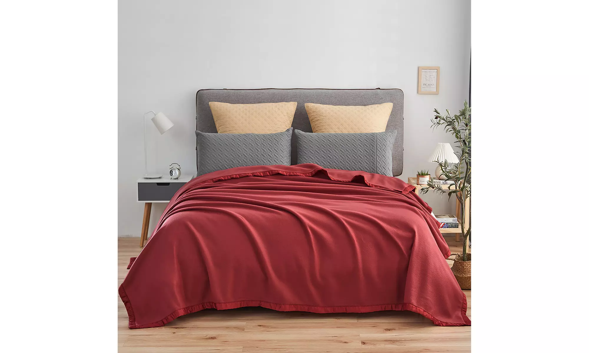 JML Soft Fleece Blanket,Cozy Plush Warm Fleece Blanket For Bed Couch - Primary Image