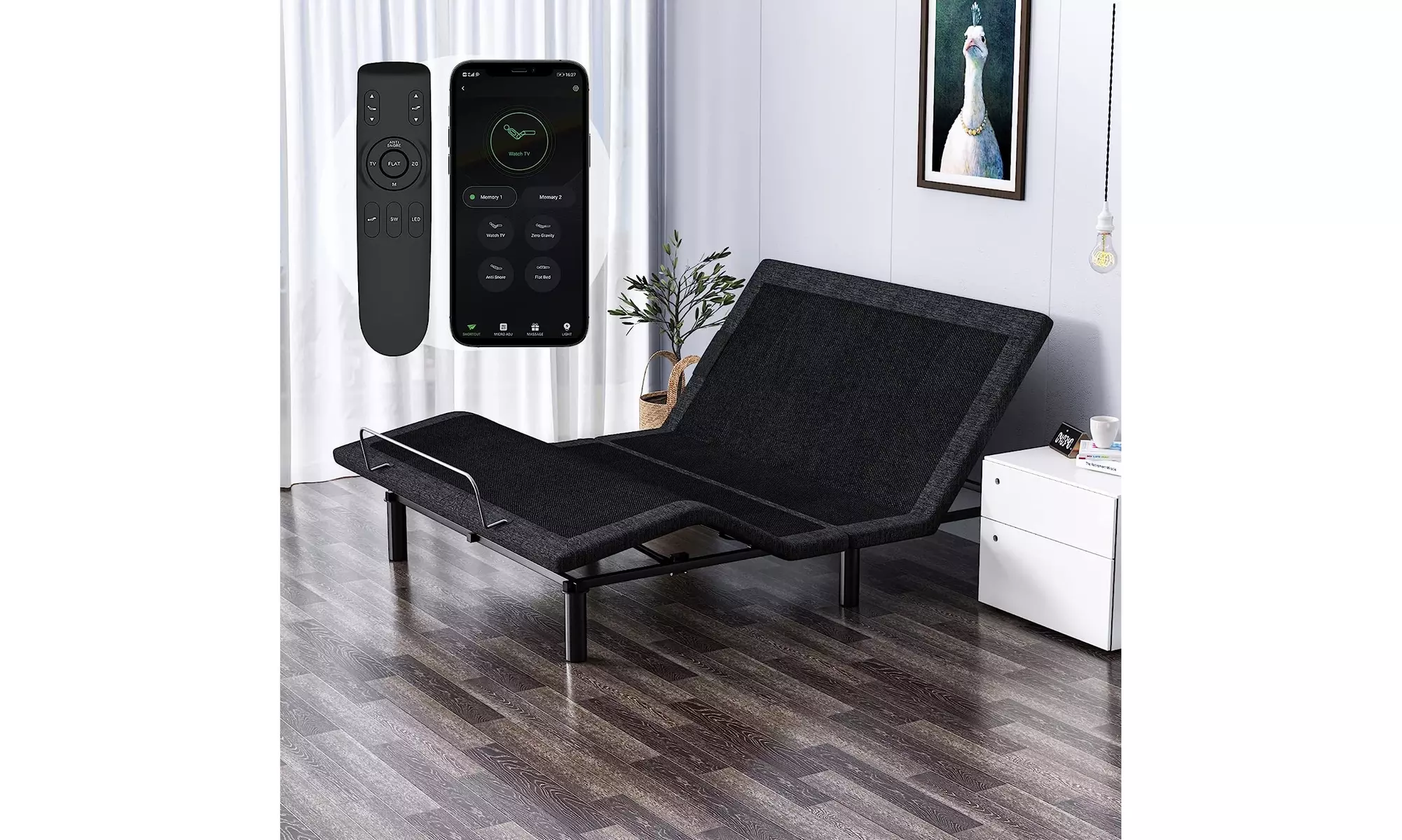 Adjustable Bed Base Frame - Primary Image