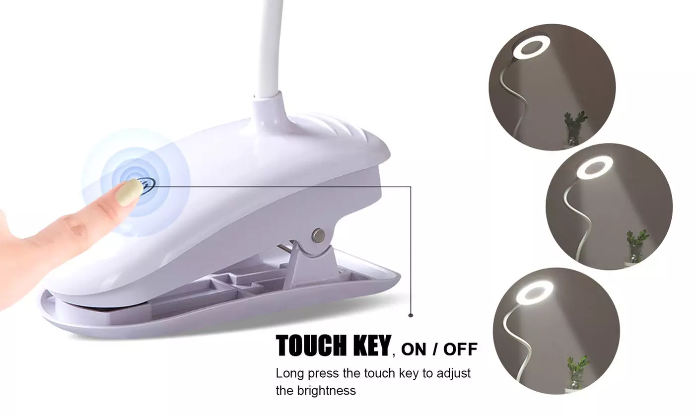 3 Light Modes Dimmable LED Desk Lamp with Pen Holder