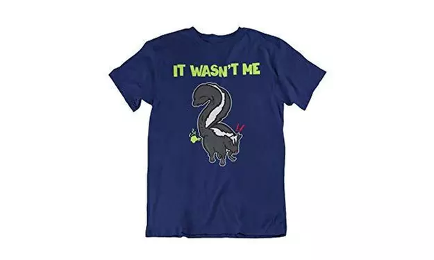 Funny It Wasn't Me Skunk Fart T-Shirt - Primary Image