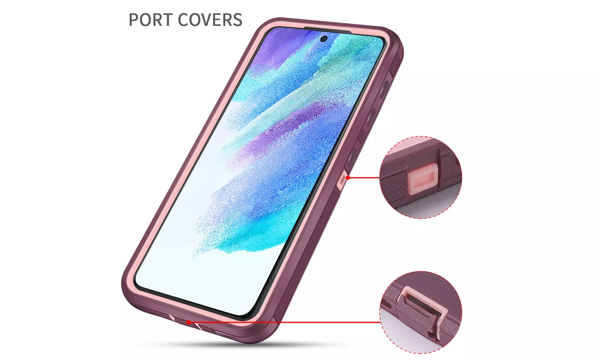Samsung Galaxy S21 FE 5G Heavy Duty Shockproof  Bumper Case
