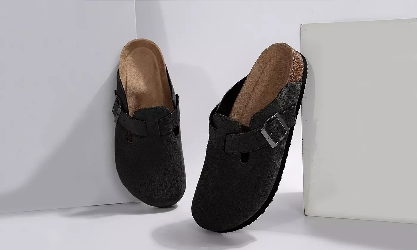 Women's Clogs Suede Slippers Lightweight Clogs