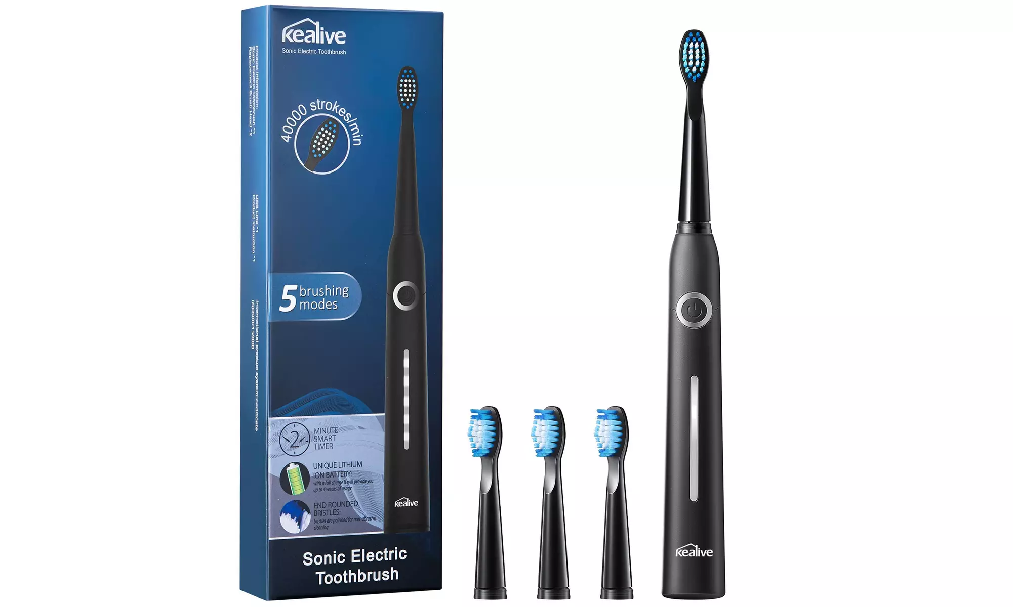 Electric Toothbrush Rechargeable, Ultra Whitening Sonic Toothbrush - Primary Image